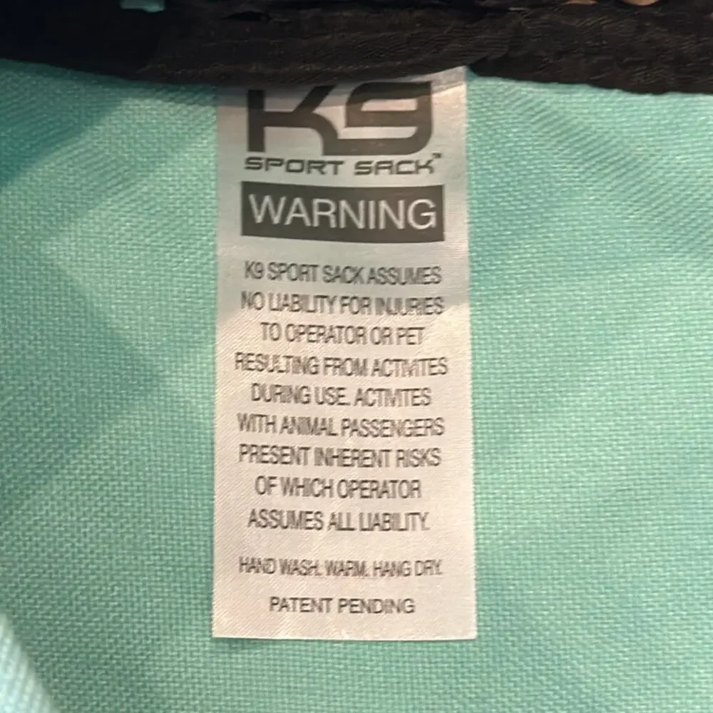 NWT K9 Sport Sack Air 2 Backpack Pet Carrier & Storage Pack Size M